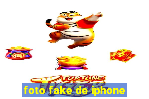 foto fake de iphone